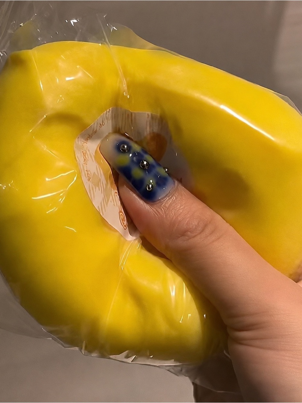 Bright Yellow Squishy cheese Plush Stress Toy